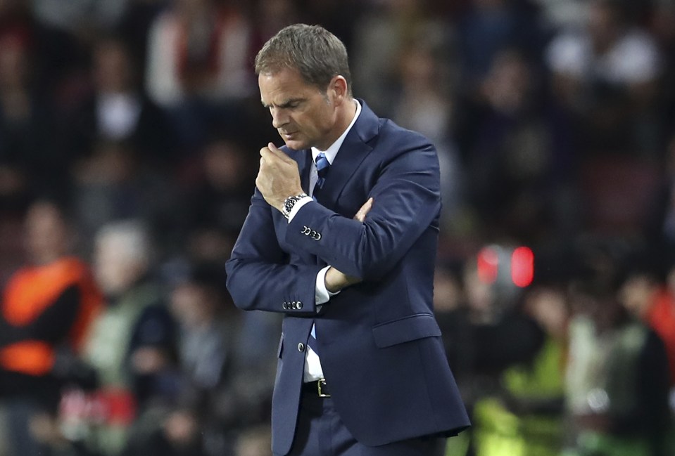 Inter have already sacked Frank de Boer this season