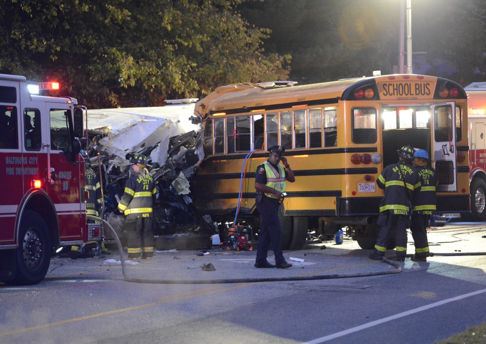  Fire crews had to cut seats out of the busses to reach dead and injured