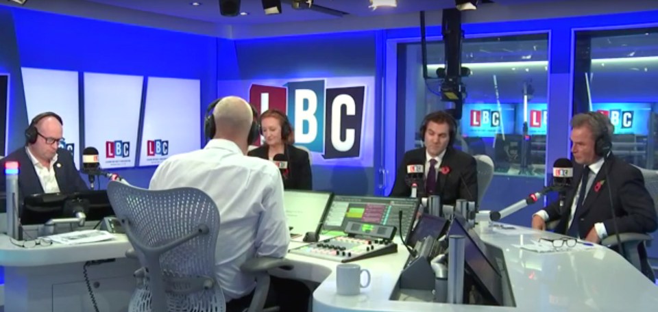  Mr Rees-Evans made his statement in a debate with his fellow candidates on LBC