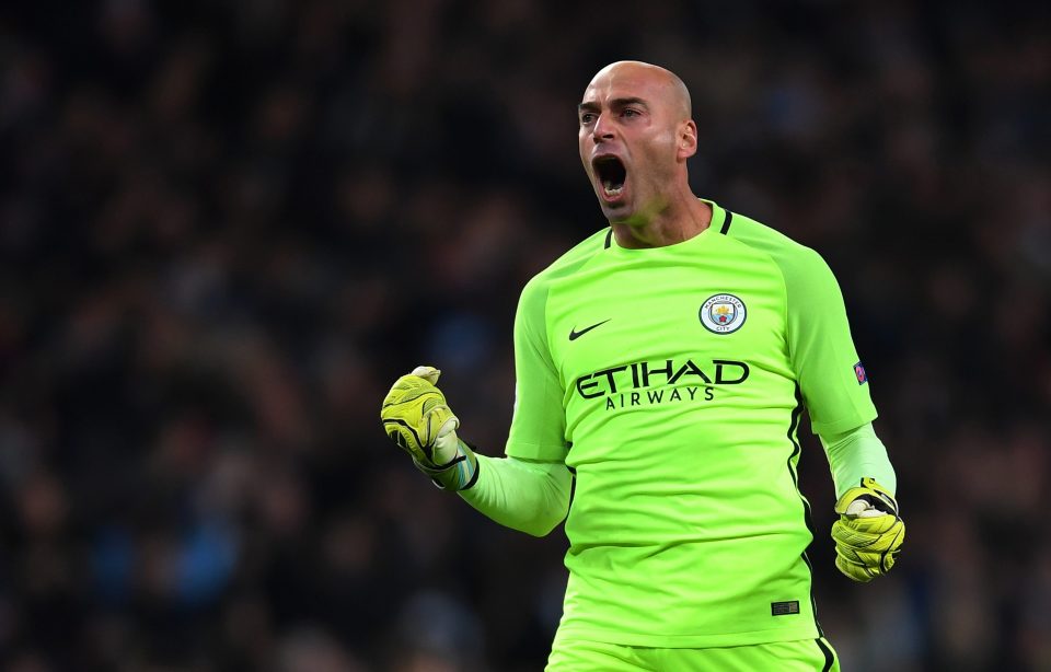  Willy Cabellero's Manchester City contract expired