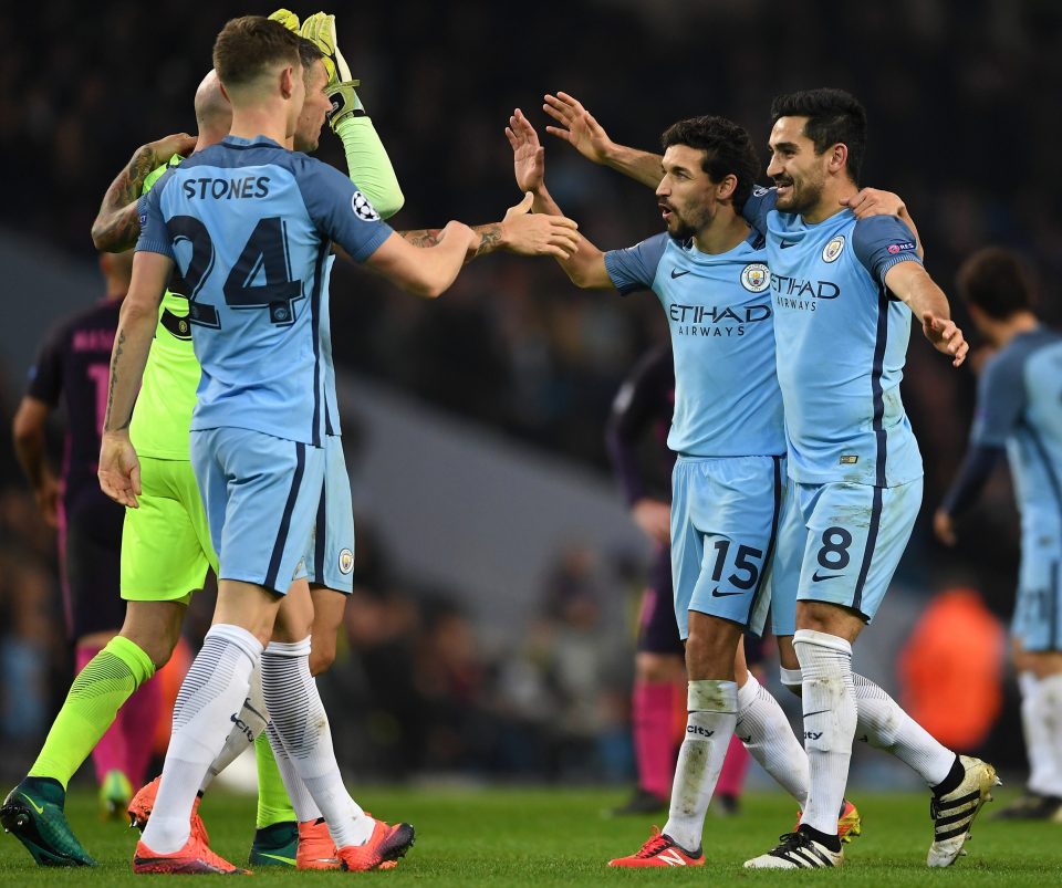  Ilkay Gundogan was at the double to help Manchester City secure the win