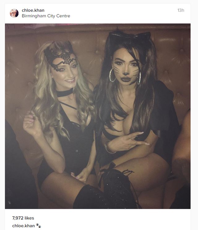  Chloe Khan stepped out in a new racy Halloween costume