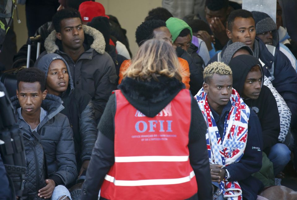  Around 1,500 unaccompanied youngsters remained at the camp in the hope of crossing the channel to the UK