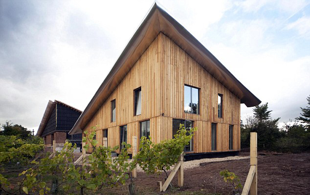  The completed house - thanks to the generosity of strangers who donated £60 to help finish the build