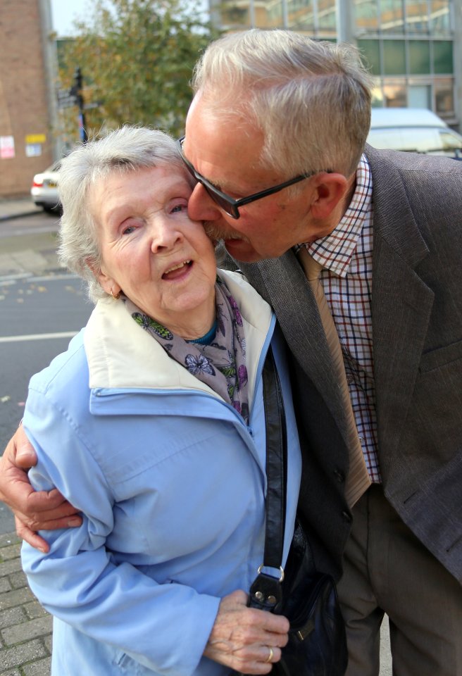 Elizabeth Stokes and John kissed outside court after telling the court they wanted to resume their relationship