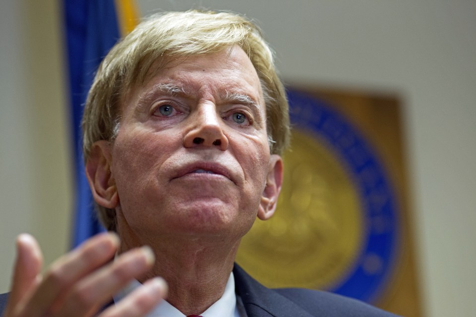  Holocaust denier David Duke lost his race to become a member of the Louisiana Senate but was not downhearted as Donald Trump won the White House