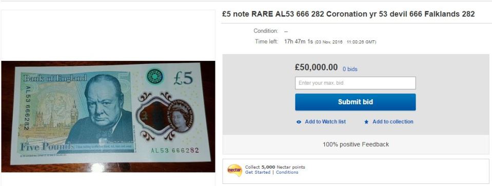  The seller is hoping to get £50k for this devil fiver