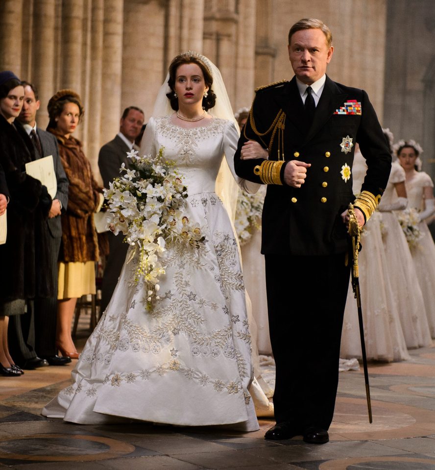 Jared Harris, pictured with Claire Foy, plays King George VI