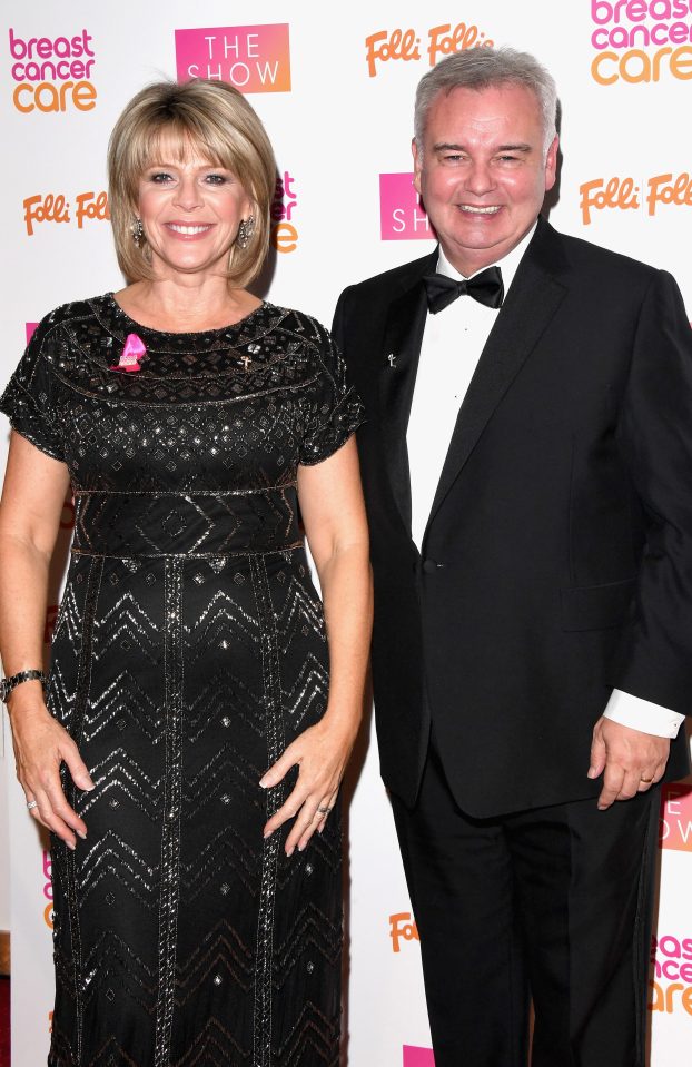  The presenter was joined by his wife Ruth Langsford