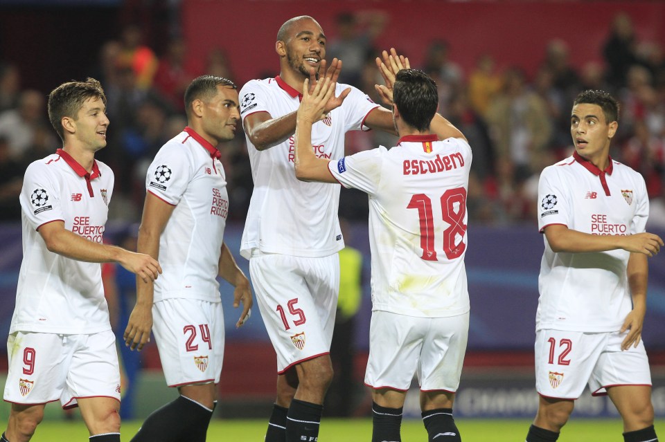  Ex-Stoke star Steven N'Zonzi bagged Sevilla's third in 4-0 rout