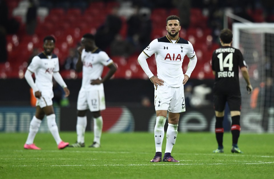  Tottenham were woeful in their 1-0 loss against Bayer Leverkusen at Wembley