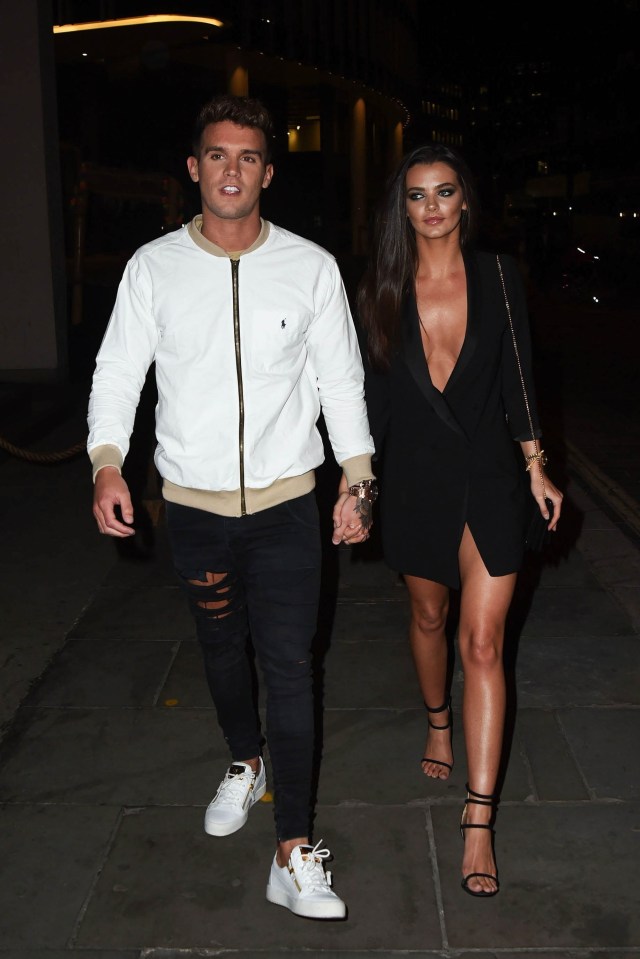  Gaz with his lingerie model girlfriend Emma McVey