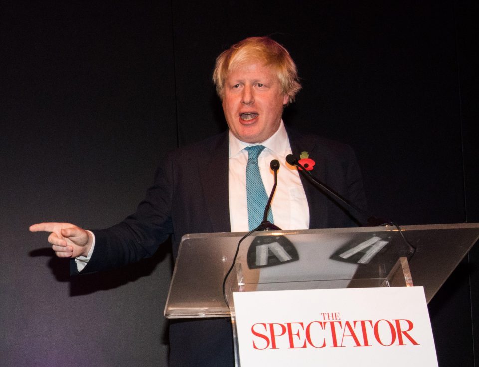  Boris Johnson was given a gong for 'comeback of the year'