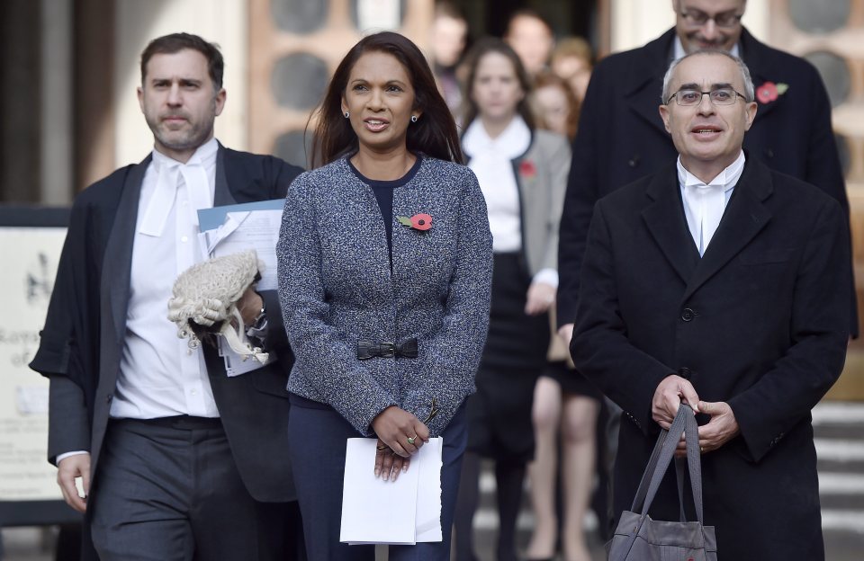  Gina Miller led the legal challenge against the Government over Brexit in the High Court