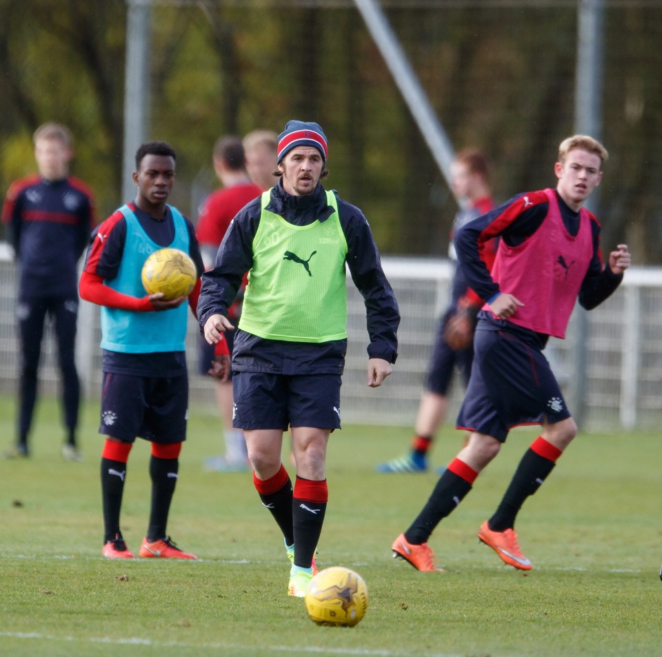 He was forced to train with the youth team, and now he has seemingly been signed off as stressed