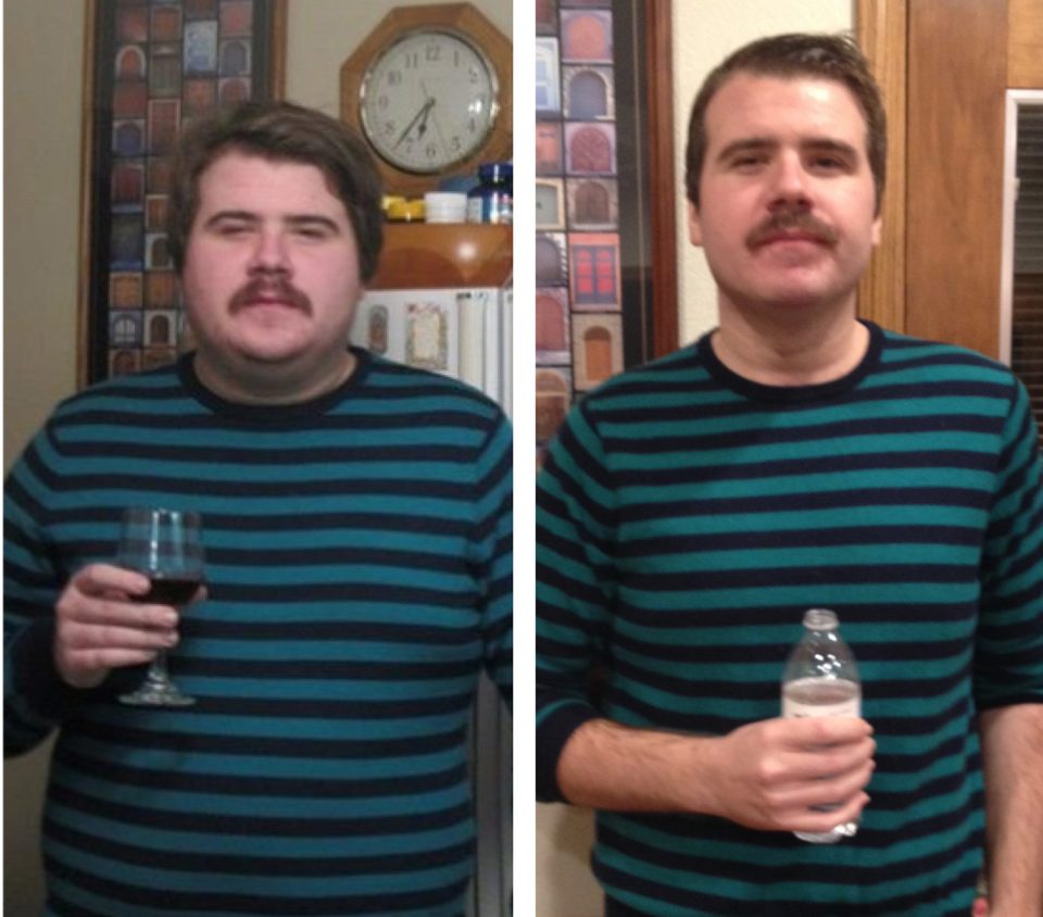  This man lost a staggering amount of weight after kicking the booze