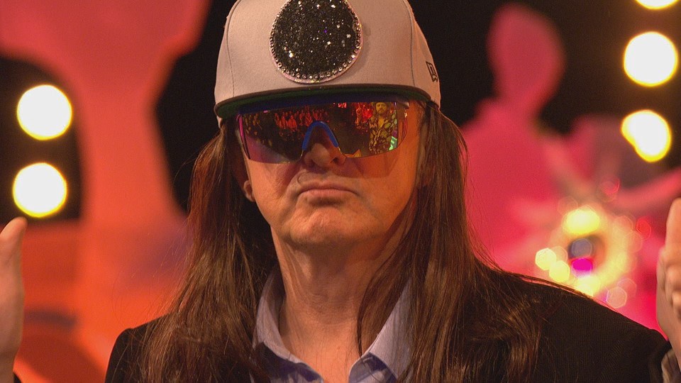  Louis Walsh has dressed up as Honey G on Celebrity Juice