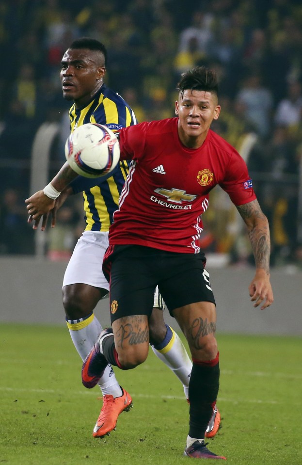  Marcos Rojo will play alongside Jones at centre back