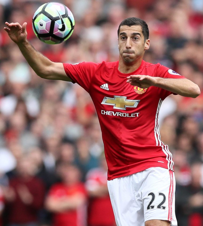  Henrikh Mkhitaryan has hardly been given a kick by Jose Mourinho