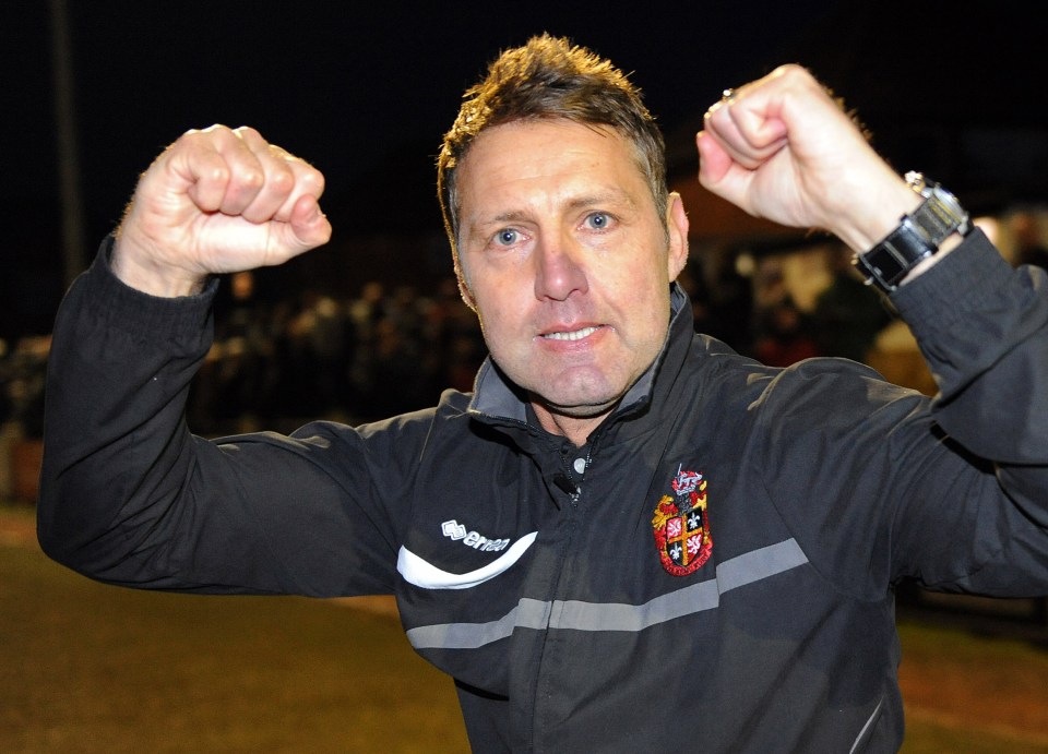  Jason Ainsley takes his Spennymoor Town side to MK Dons in the FA Cup on Saturday