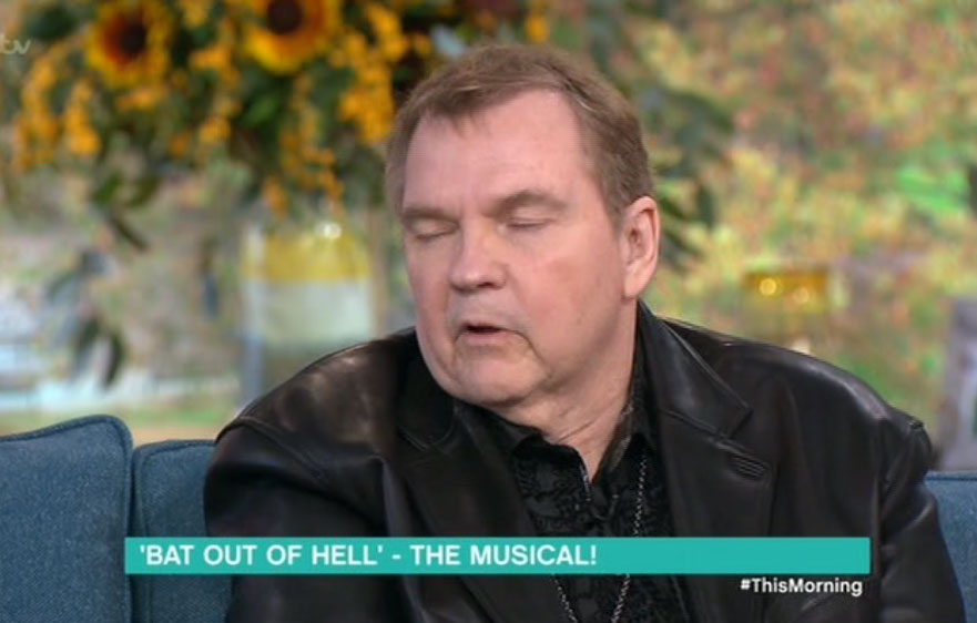  Meat Loaf appeared on This Morning to discuss his recent tour