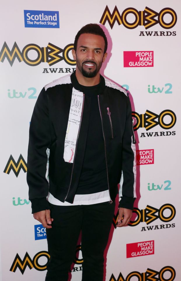  Craig David is performing at the Mobos 2016