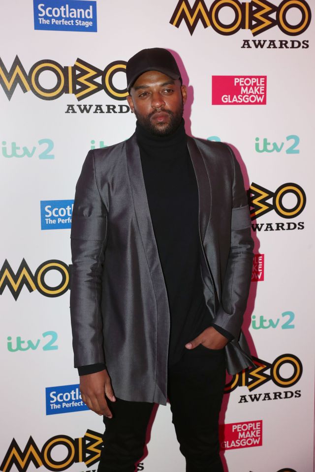 Former JLS star Oritse Williams turned up for the show