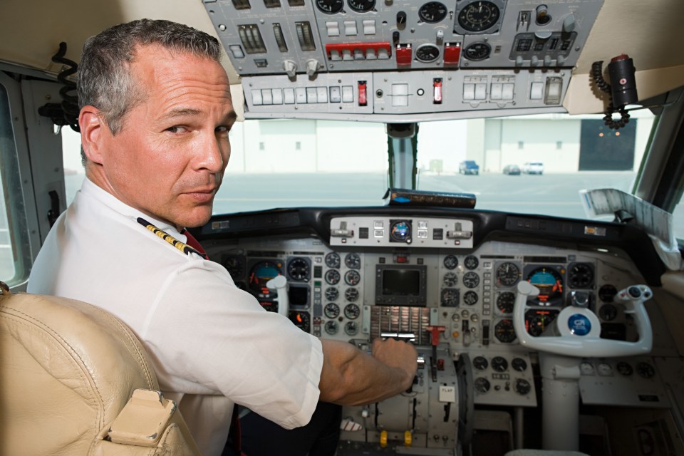  No chicken a la king for this bloke... his co-pilot's already nabbed it