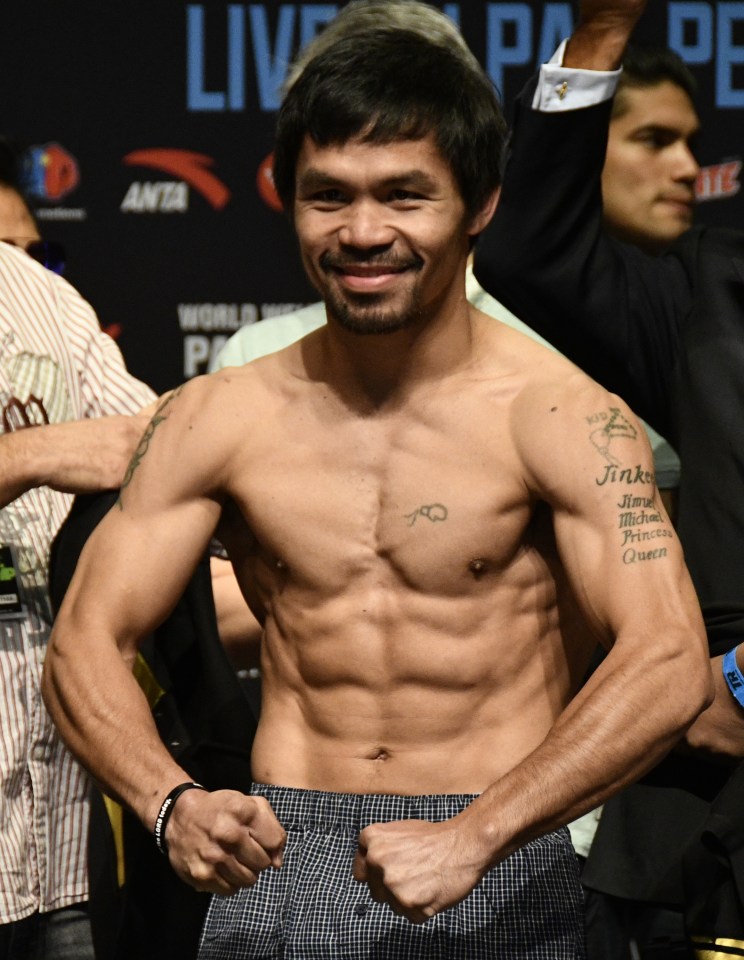  Manny Pacquiao fights for the first time since April 2016