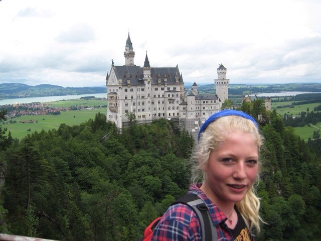  Alanah on holiday in Bavaria when she was 14, the age she began to hate her looks