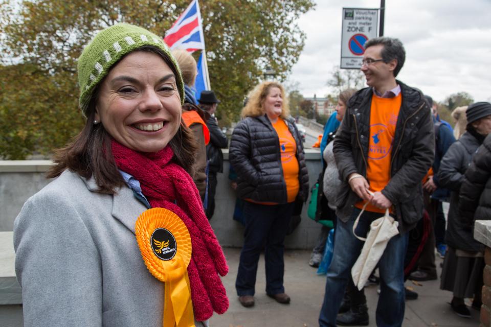 Secret history ... pictures of her husband Ben have been featured on Lib Dem campaign material as Mrs Olney attempts to claim she was a local champion