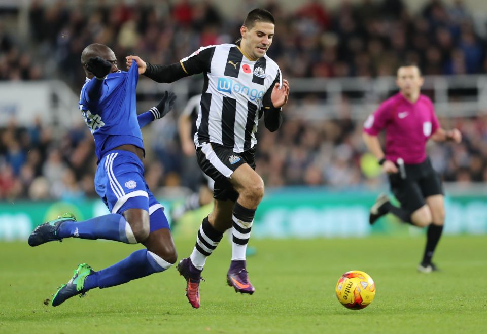  Aleksander Mitrovic has scored four goals in his last three games for Newcastle