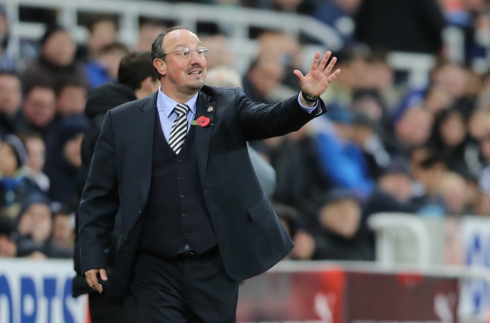  Newcastle United manager Rafa Benitez