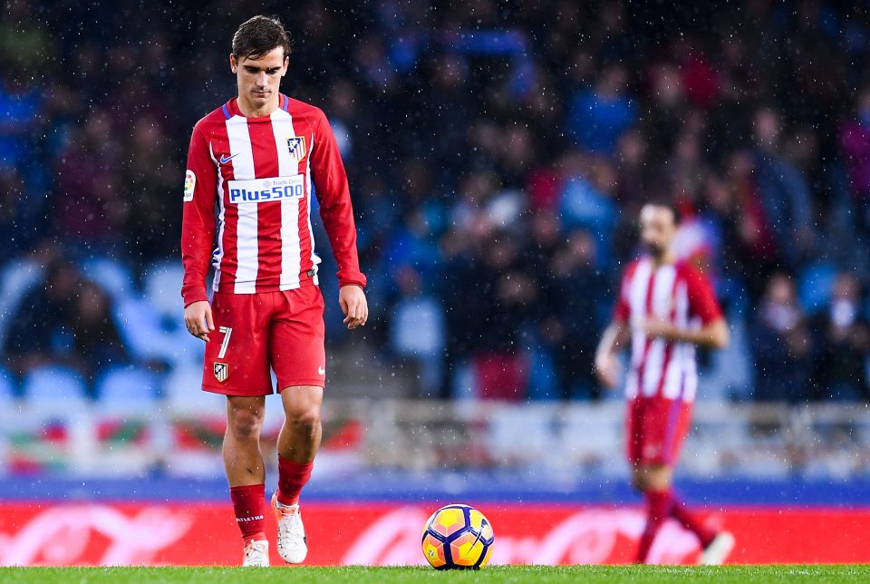  Antoine Griezmann's Atletico Madrid lost to his former club Real Sociedad