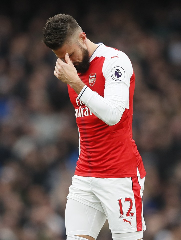  Olivier Giroud is desperate to reclaim his position