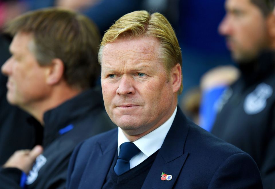  Ronald Koeman may not get the chance to bring Memphis to Goodison