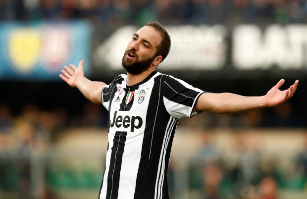 Gonzalo Higuain was ruled out of crucial Champions League clash with a thigh injury