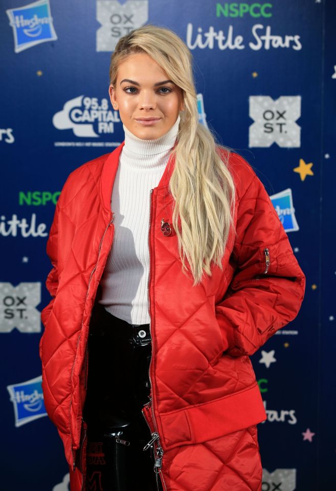  X Factor winner Louisa Johnson appeared at last night's Oxford Street Christmas lights switch-on