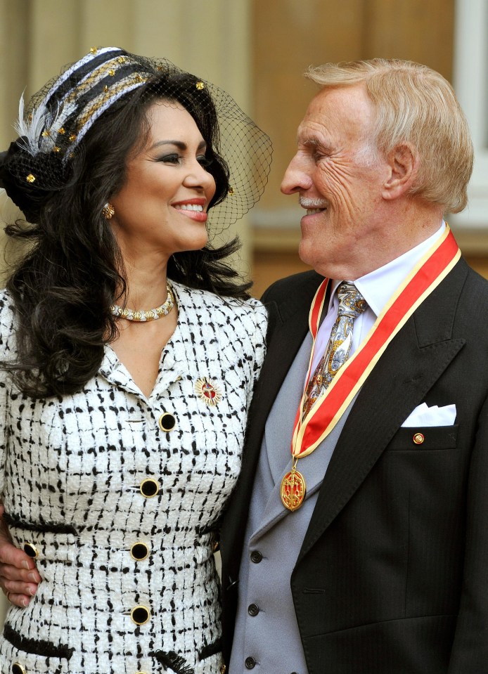  Sir Bruce Forsyth and his wife Wilnelia have been together for over three decades