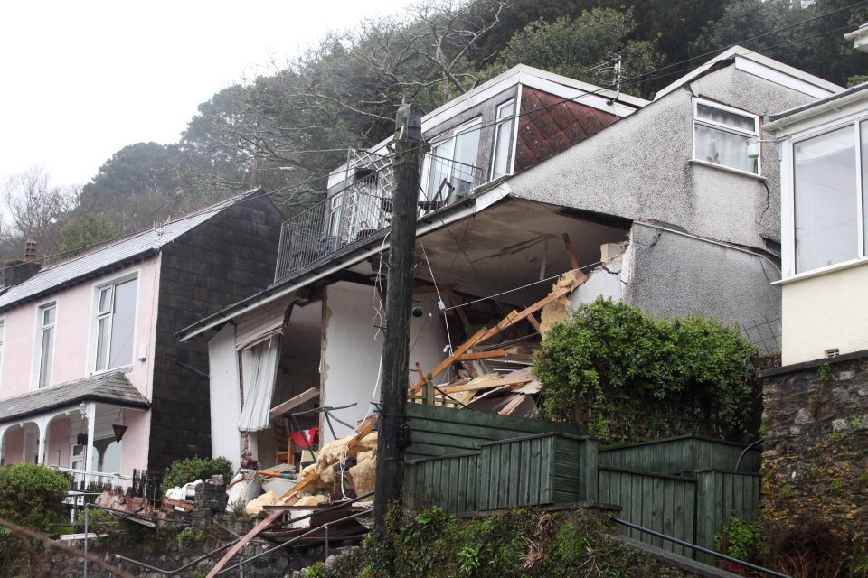  Susan's home was destroyed by the landslide in 2013