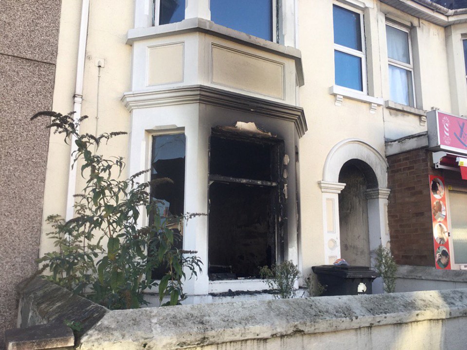  A Swindon house fire left five people fighting for life after late night blaze