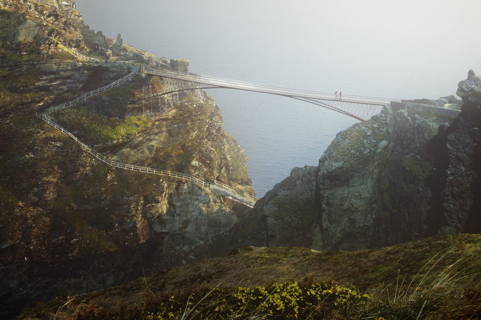  The proposed bridge will be a treat for sightseers who have a head for heights