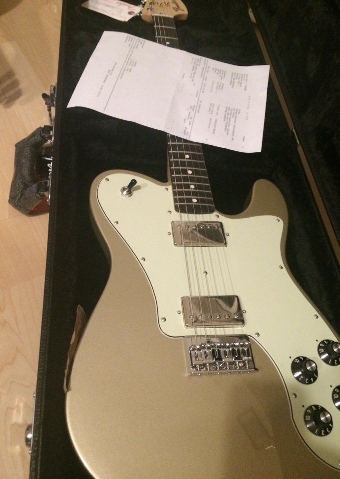  The new Fender Telecaster Deluxe Sinclair received