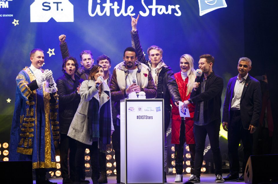  The switch-on was launched in partnership with children's charity NSPCC, whose Little Stars campaign allows you to name a light after someone special in exchange for a donation