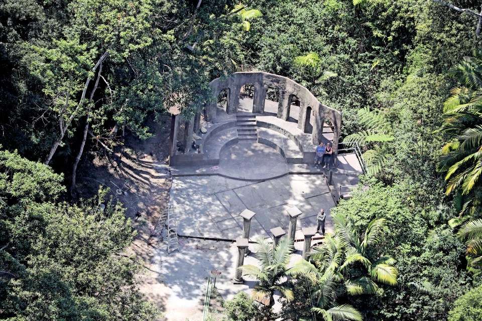  Another new addition is a dramatic amphitheatre which wouldn't look out of place in ancient Greece