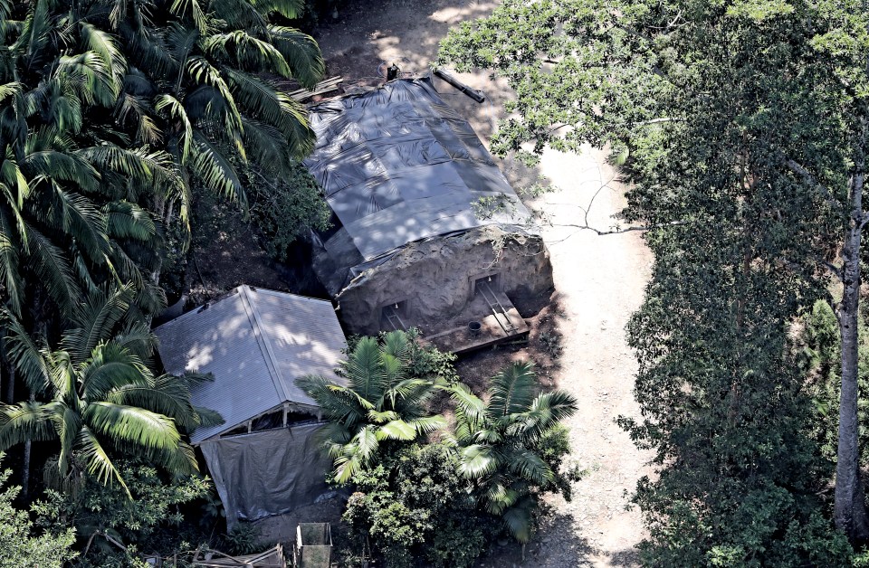  Various huts are placed around the site - perhaps home to various creepy crawlies