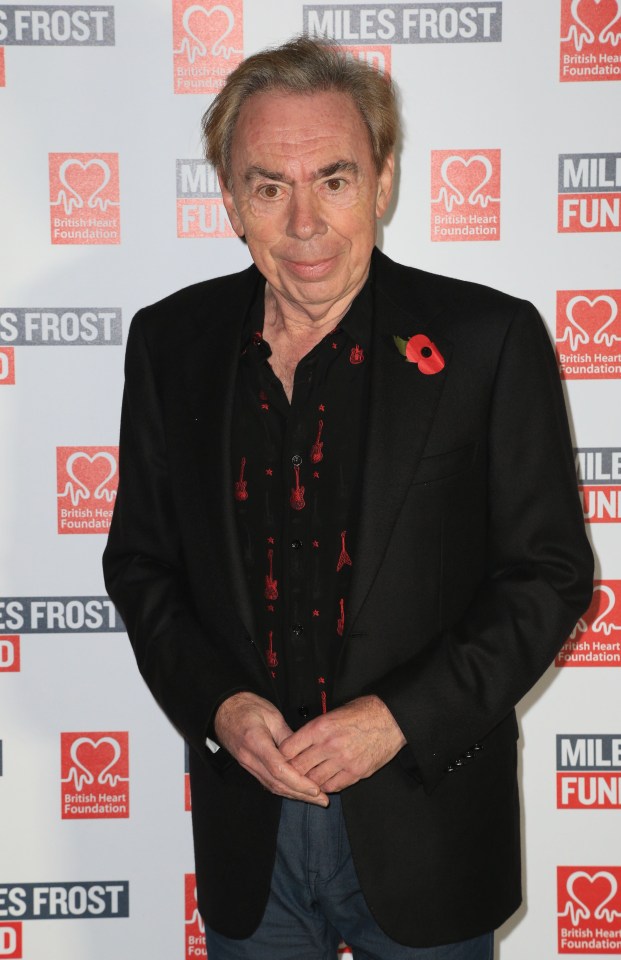  Sir Andrew, creator of the musical, attended the London premiere after its debut on Broadway earlier this year