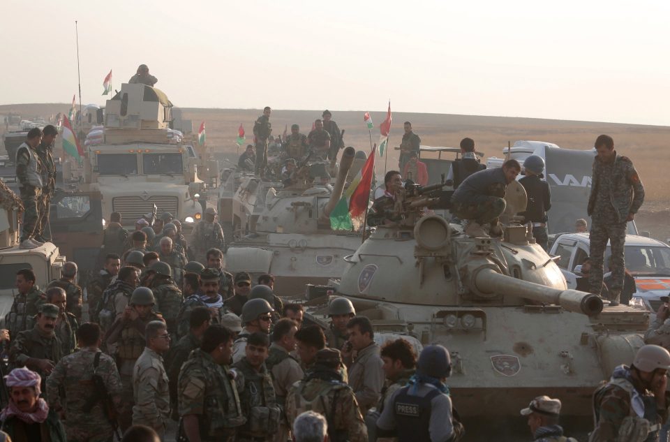  Manpower . . . Iraqi and Kurdish forces are leading the way to recapture Mosul from ISIS thugs