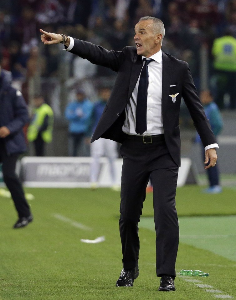  Stefano Pioli's last job was as manager of Lazio until being sacked in April 2016