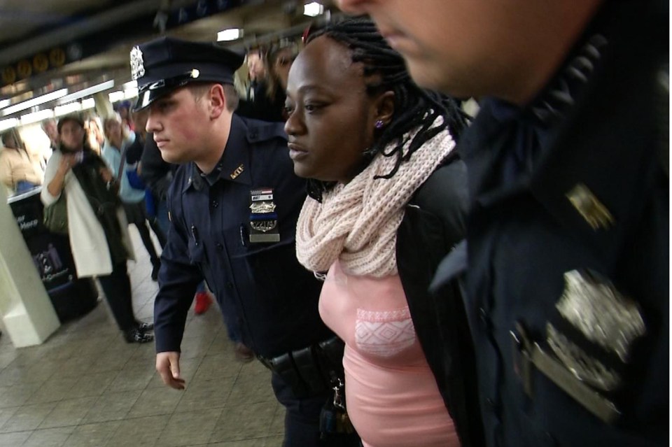  Liverpool-Turner was arrested after a woman was pushed in front of a train at Times Square in New York